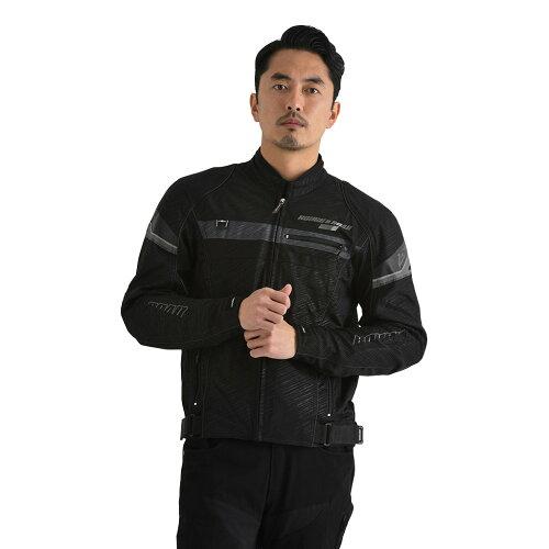 ラフアンドロード(ROUGH＆ROAD) フルメッシュジャケットFP スラッシュBK 5XLサイズ 品番:RR7346SS-BK9の通販は