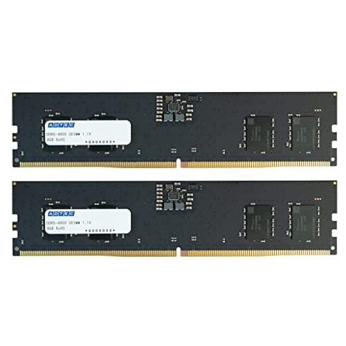 アドテック DDR5-4800 UDIMM 32GB×2枚【ADS4800D-32GW】