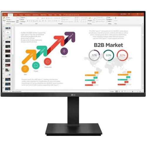 LG LG電子 27BP450Y-B 27.0型 液晶 3辺フレームレスデザイン IPS液晶パネル フルHDモニター 1920×1080 D-sub DisplayPort1.2 HDMI ブラック系の通販は