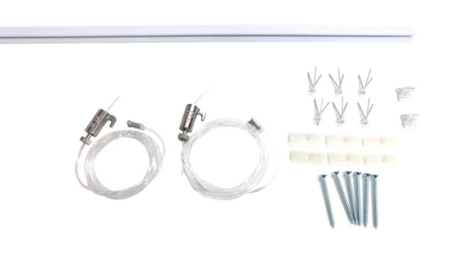 ラーソン・ジュール・ニッポン ピクチャーレール クリックレールミニ フルセット白マット 2M (7514)