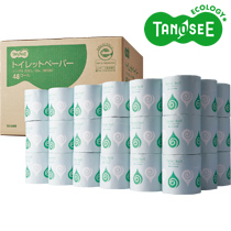 大塚商会 TANOSEE トイレットペーパー シングル 芯なし 130m 個包装 48ロール(TS1348R)