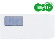 大塚商会 TANOSEE 業務用窓付封筒 長3 ホワイト 裏地紋付 1000枚入(MN3-1000W)