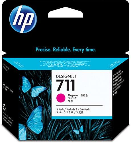 HP エイチピー HP711 インクカートリッジ マゼンタ29ml×3個パック(CZ135A)