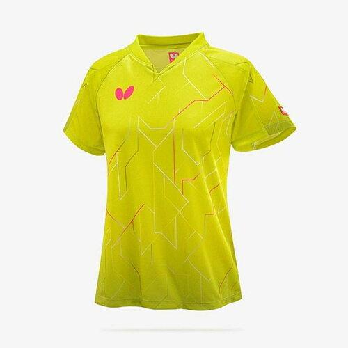 BUTTERFLY バタフライ TAMASU タマス バトレイ・シャツ・レディース (46039) [色 : ライム] [サイズ : S]