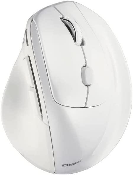 ナカバヤシ 高速スクロールBluetooth5.0 エルゴノミクス5ボタン BlueLEDマウス ホワイト(MUS-BKF177W)の通販は