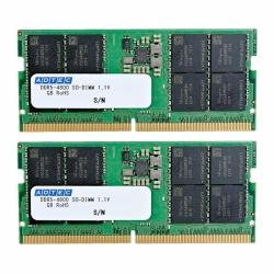 ADTEC アドテック ADS4800N-H16GW DDR5-4800 SODIMM 16GB×2枚(ADS4800N-H16GW)
