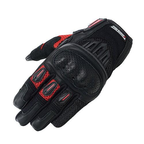 ラフ＆ロード(ROUGH＆ROAD) プロテクションエアスルーグローブ BK/RD-L RR8425BK/RD3の通販は 6,629円