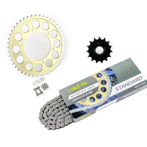 SUNSTAR SUNSTAR:サンスター チェーン＆スプロケット 3点セット ZX-4