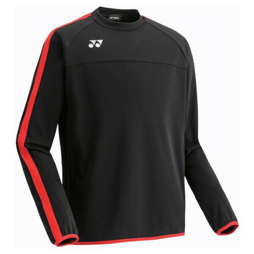 YONEX ヨネックス ユニトレーニングトップ (FW5006) [色 : ブラック/レッド] [サイズ : L]
