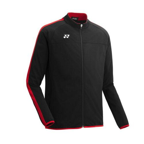 YONEX ヨネックス ユニトレーニングトップ (FW5007) [色 : ブラック/レッド] [サイズ : M]
