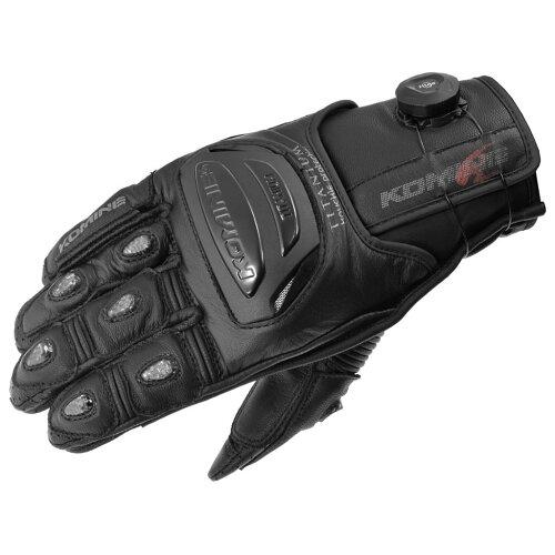 コミネ GK-254 Dial Fit Sports Leather Gloves 06-254 色:Black サイズ:Lの通販は