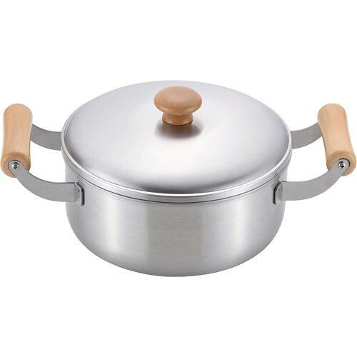 和平フレイズ 千歳 木柄両手鍋20cm(CS-002) (1034082)【入数:12】