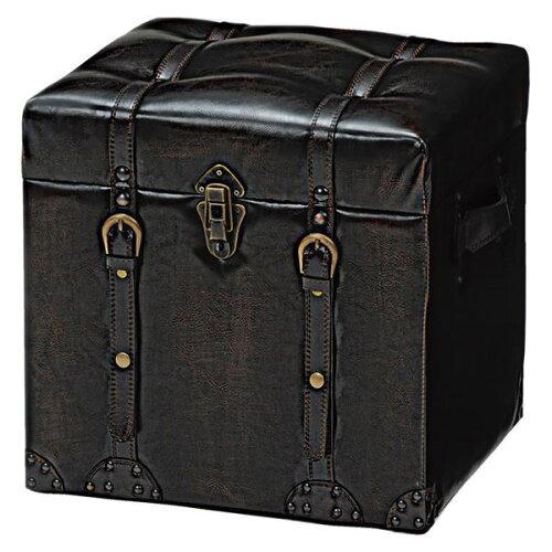 HAGIHARA 萩原 収納スツール MC-6000DBR ※北海道、沖縄、離島配送不可