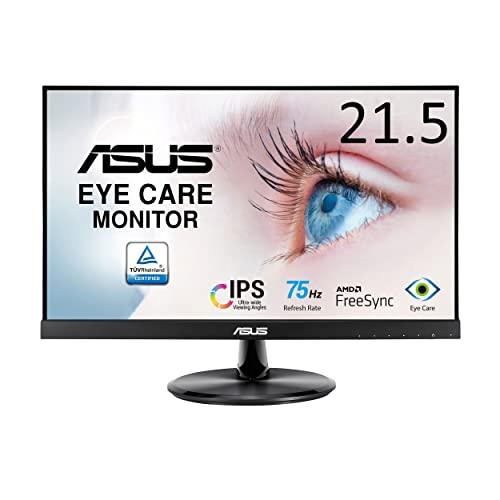 ASUS エイスース VP229HV 21.5型 モニター Eye Care フルHD/IPS/フレームレスデザイン/75Hz/ブルーライト軽減/フリッカフリー/VESA対応/国内正規品 1920×1080 スピーカー搭載 HDMI1.4×2の通販はその他パソコン本体
