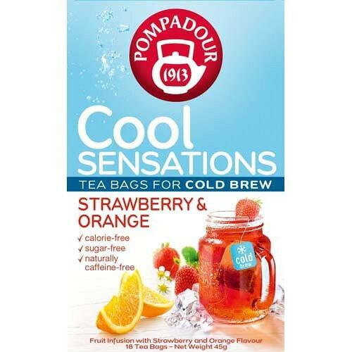 日本緑茶センター クールセンセーション ストロベリー＆オレンジ(2.5g/tea bag18袋入り) (71141)【入数:10】の通販は 7,909円