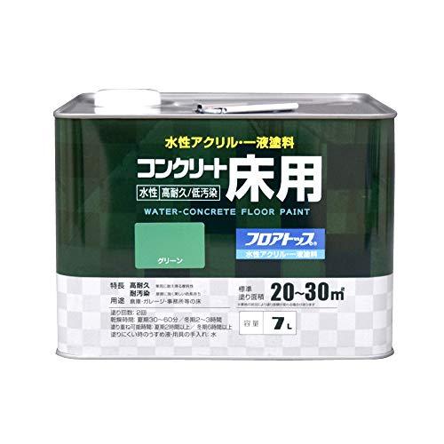 アトムハウスペイント アトムペイント 水性コンクリート床用 フロアトップ #11グリーン 7L (0000116131 1704)の通販は