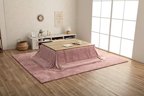イケヒコ・コーポレーション こたつ 布団 長方形 ラピアス 省スペース ダスティピンク 約160×190cm 無地 やわらか ふかふか フェミニン #6842509の通販は 10,262円