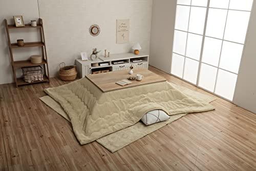 イケヒコ こたつ 布団 長方形 ラピアス ミルキーベージュ 約205×245cm 無地 やわらか ふかふか フェミニン #6842639の通販は