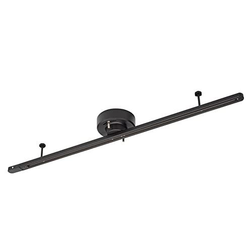 OHM オーム電機 ライティングダクト(引掛けシーリングに設置/レールの長さ1m/ブラック/ライト別売) ORL-C100AKの通販は 5,843円