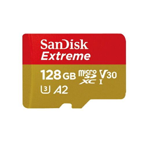 SANDISK サンディスク エクストリーム microSDXC UHS-Iカード 128GB(SDSQXAA-128G-JN3MD)の通販は 10,675円