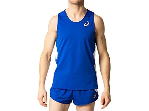 ASICS アシックス APGA3 M’Sランニングシャツ 2091A124 AブルーxWHT(401) サイズ:XSの通販は 5,455円