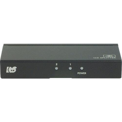 ラトックシステム 4K60Hz対応 1入力2出力 HDMI分配器(RS-HDSP2P-4KZ)