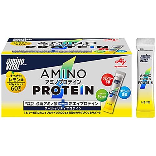 味の素 アミノバイタル アミノプロテイン レモン味 1パック(60本)【379804】の通販は