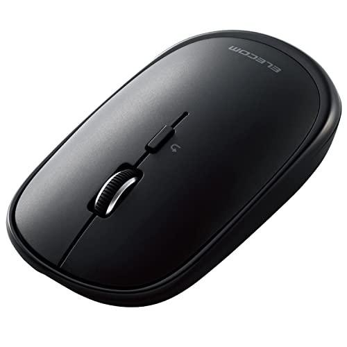 ELECOM エレコム マウス/Bluetooth/4ボタン/薄型/充電式/3台同時接続/ブラック(M-TM15BBBK)の通販は