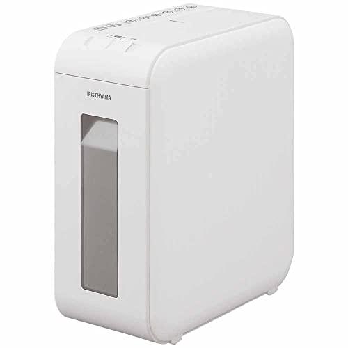IRISOHYAMA アイリスオーヤマ P6HCSV-W 電動シュレッダー クロスカット 最大幅:A4 最大枚数:10枚以下 11L〜20L ホワイト