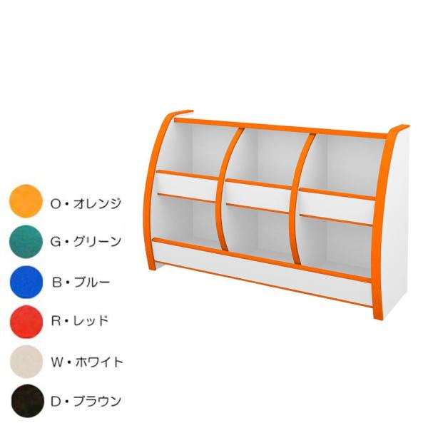 花夢偉(KAMUY) 知育家具 EVAキッズシリーズ おもちゃばこ 幅95cm OB-95M D・ブラウン (1501392)