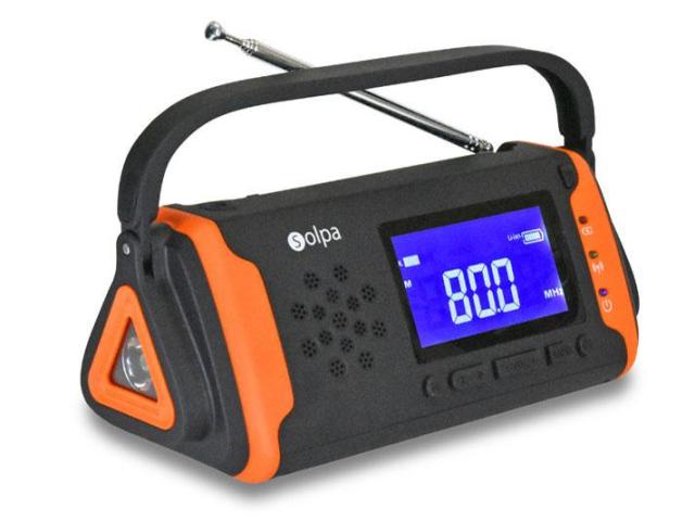 クマザキエイム 手回しソーラー蓄電ラジオ SL-091  SL-091