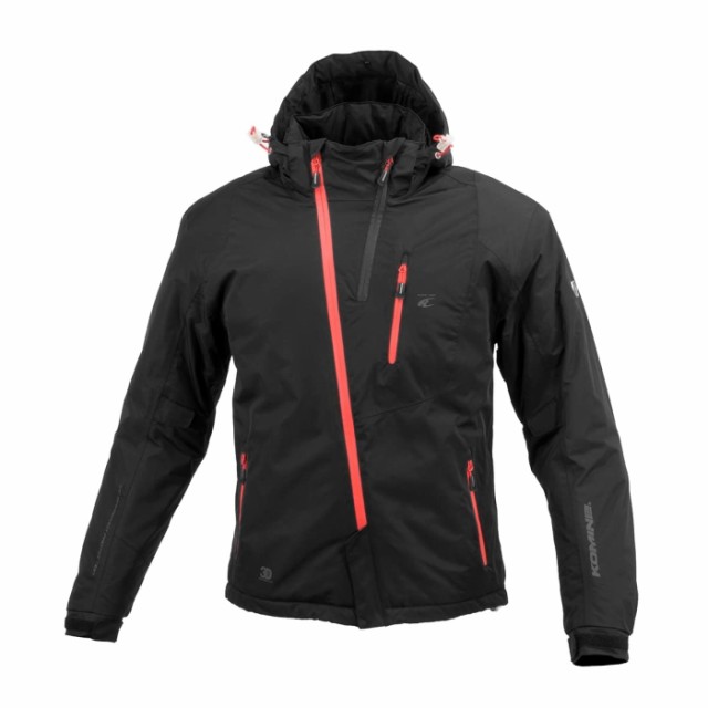 コミネ JK-5892 Protect Winter Parka 07-5892 Neo Black/Red XLの通販は