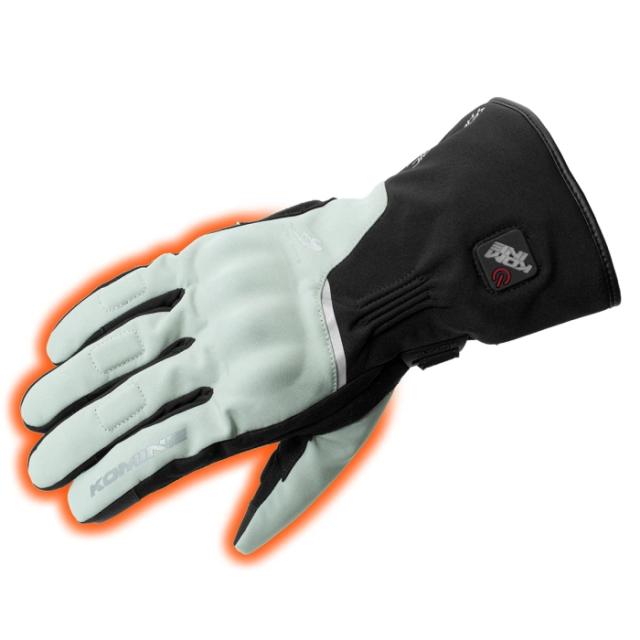 コミネ EK-217 Protect Electric Heat Glvoes 08-217 Light Grey L
