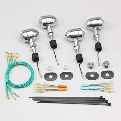 ハリケーン(HURRICANE) ハリケーン ミニブレットウインカーkit 品番:HA5323C-01 カラー:クリアレンズ