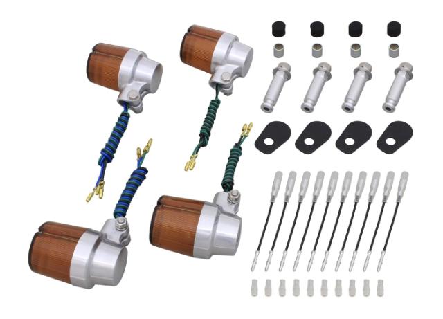 POSH Faith ポッシュフェイス スーパーバイクW球 銀/オレンジ 品番:071493-23 ZRXシリーズ