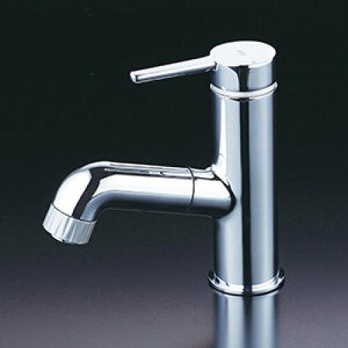 KVK (寒)シングルシャワー付混合栓(eレバー) FSL210DZEFT