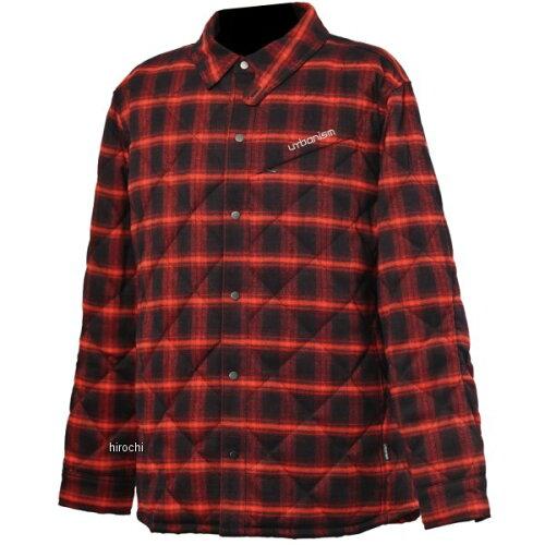 ジェーアンブル UNJ-119 キルティングシャツジャケット RED L UNJ-119/RD/L