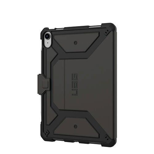 プリンストン URBAN ARMOR GEAR iPad 10.9”(第10世代/2022)用 METROPOLIS SE(手帳型) 耐衝撃ケース ブラック 【日本正規代理店品】 UAG-IPD10FSE-BK