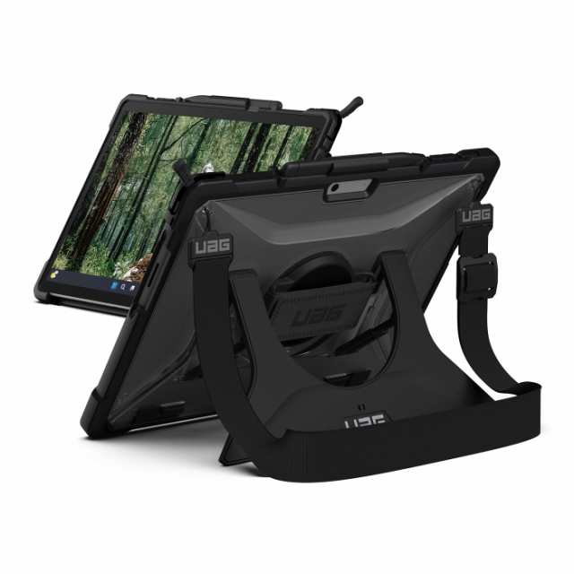 URBAN ARMOR GEAR Surface Pro 9用耐衝撃ケース PLASMA アイス (キックスタンド/ ペンホルダー/ ショルダーストラップ/ ハンドストラップ