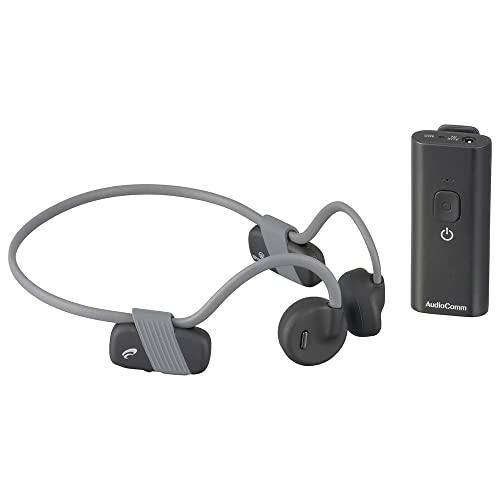 OHM オーム電機 骨伝導イヤホン+集音器(Bluetooth/USB充電式/保護等級IPX6) HP-BC500N