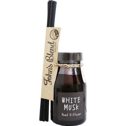 ノルコーポレーション John’s Blend リードディフューザー ホワイトムスク【入数:3】