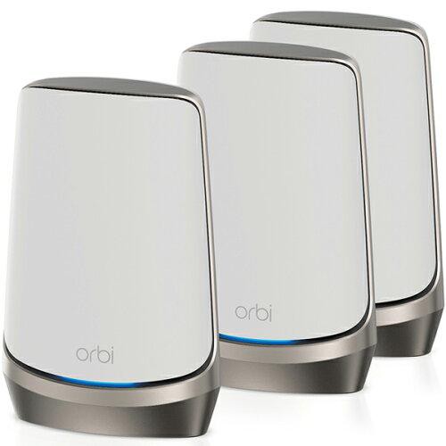 NETGEAR ネットギア ネットギア NETGEAR Orbi WiFi6E 6GHz対応 AXE11000 クアッドバンド メッシュWiFi 3台セット 無線LANルーター 11ax RBKE963 無償メーカー3年保証 10G WANポート/2.5G LANポート搭載 【Nintendo Switch/PS5/iPhone/android】の通販は