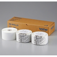 ブラザー販売 RDロール プレカット紙ラベル ラベルサイズ60mm×60mm 1126枚/ロール 3ロール入 RD-U04J1