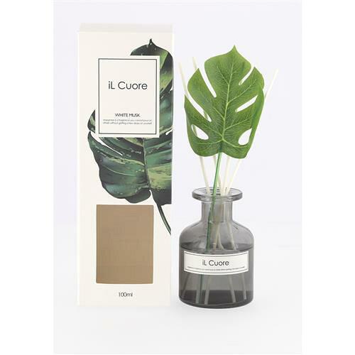 FUJIBOEKI 不二貿易 イルクオーレディフューザー 100ml ホワイトムスク 品番:14463【入数:6】