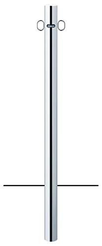 サンポール サンバリカー PA-7U F-11 両耳 ステンレス 車止め 60.5φ 固定式