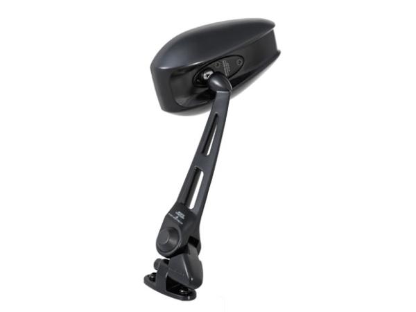 TANAX タナックス 【必ず購入前に仕様をご確認下さい】バイクミラー ナポレオン カウリングミラー13 ブラック 防眩鏡(レイセーブ) ロングステータイプ 左右共通 1本入り NC-003