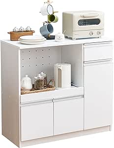 HAGIHARA 萩原 キッチンカウンター VKC-7150WH ※北海道、沖縄、離島配送不可の通販はその他寝具