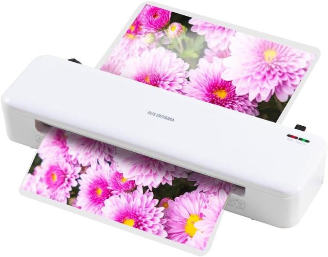 IRISOHYAMA アイリスオーヤマ 高速起動ラミネーターA3 2本ローラー HSL-A322-W ホワイト