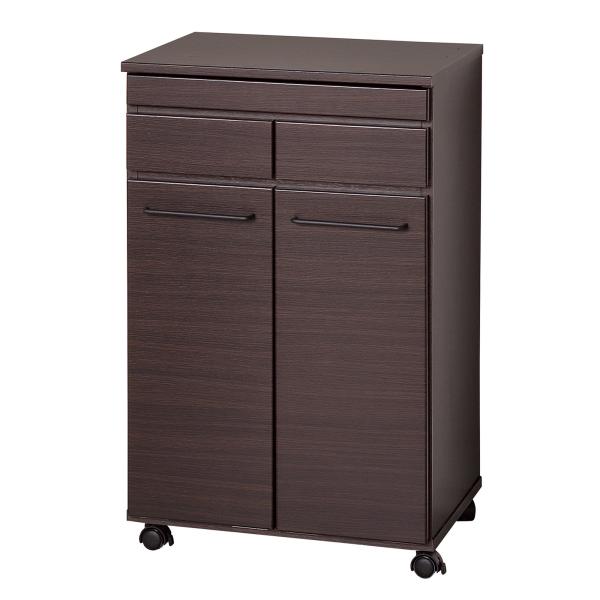 KUROSHIO クロシオ 【23733】 スライド棚付きダストボックス2D ブラウン 【北海道、沖縄、離島配達不可】の通販は