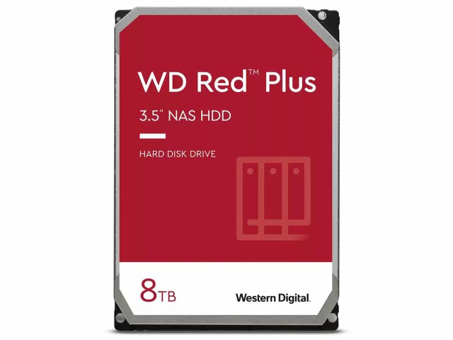 WESTERN DIGITAL WD Red Plus NASハードディスクドライブ3.5インチ(WD80EFPX)